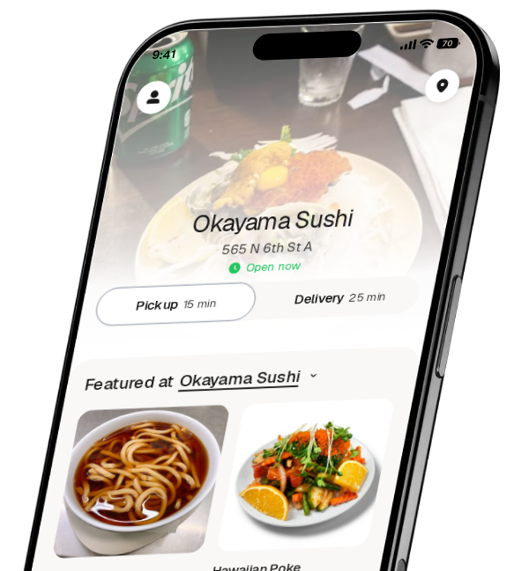 Okayama Sushi app preview
