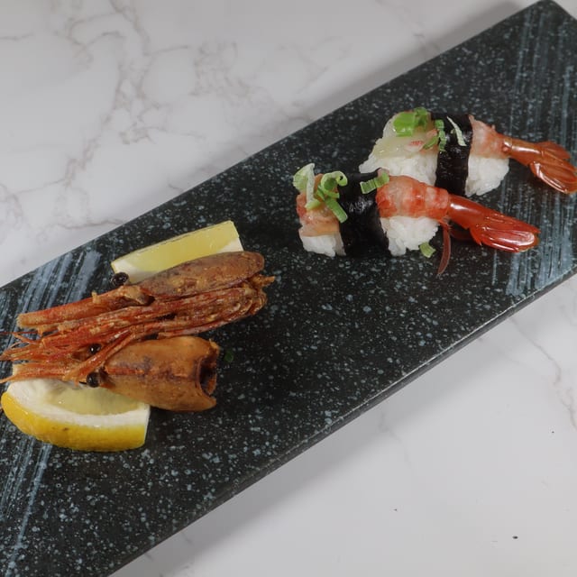 Ama Ebi (Sweet shrimp) Nigiri.