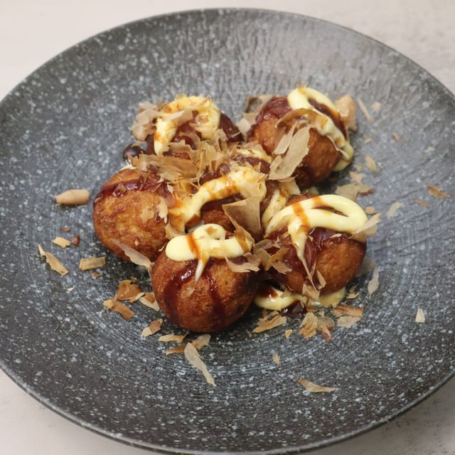 Takoyaki.