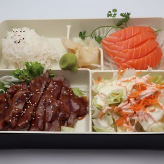 2 Item Bento with Sashimi