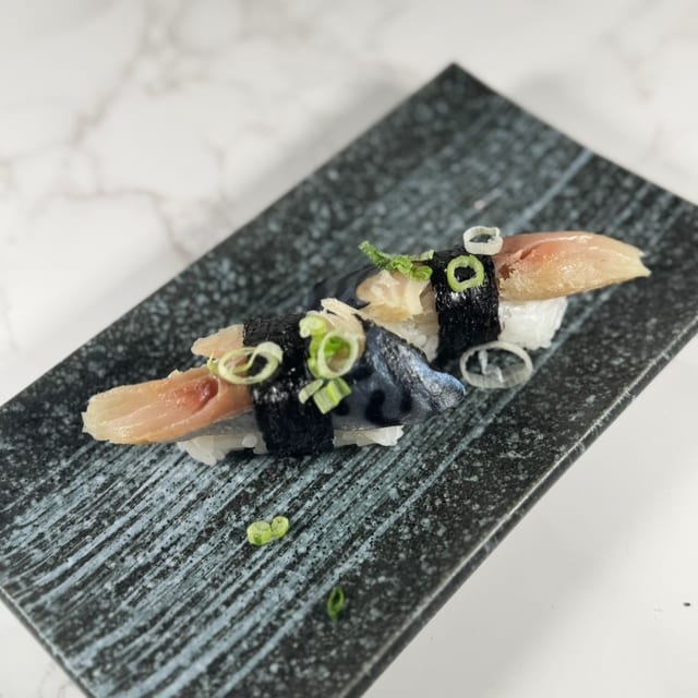 Saba (Mackerel) Nigiri.
