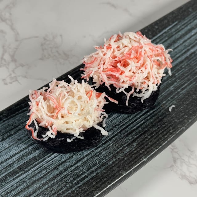 Kani (Imitation crab) Nigiri.
