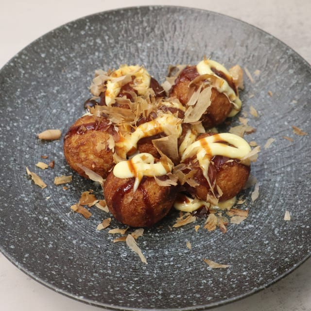 Takoyaki.