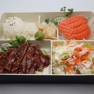 2 Item Bento with Sashimi