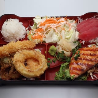 3 Item Bento With Sashimi